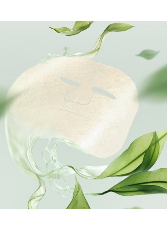 Tea fiber compressed mask wet compress silk ultra-thin beauty salon special spa face mask disposable mask paper buckle grain - 50 grains per bag  - Image 3