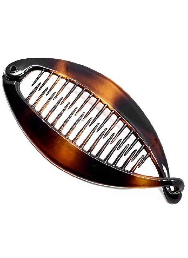 CAMILA - Paris Mp78 French Small Banana Clip Hair Comb Flexible Banana Clips Hair For Thin Hair Ponytail Holder Interlocking Banana Hair Clips Styling Hair Banana Clips For Women Made In France - Image 1