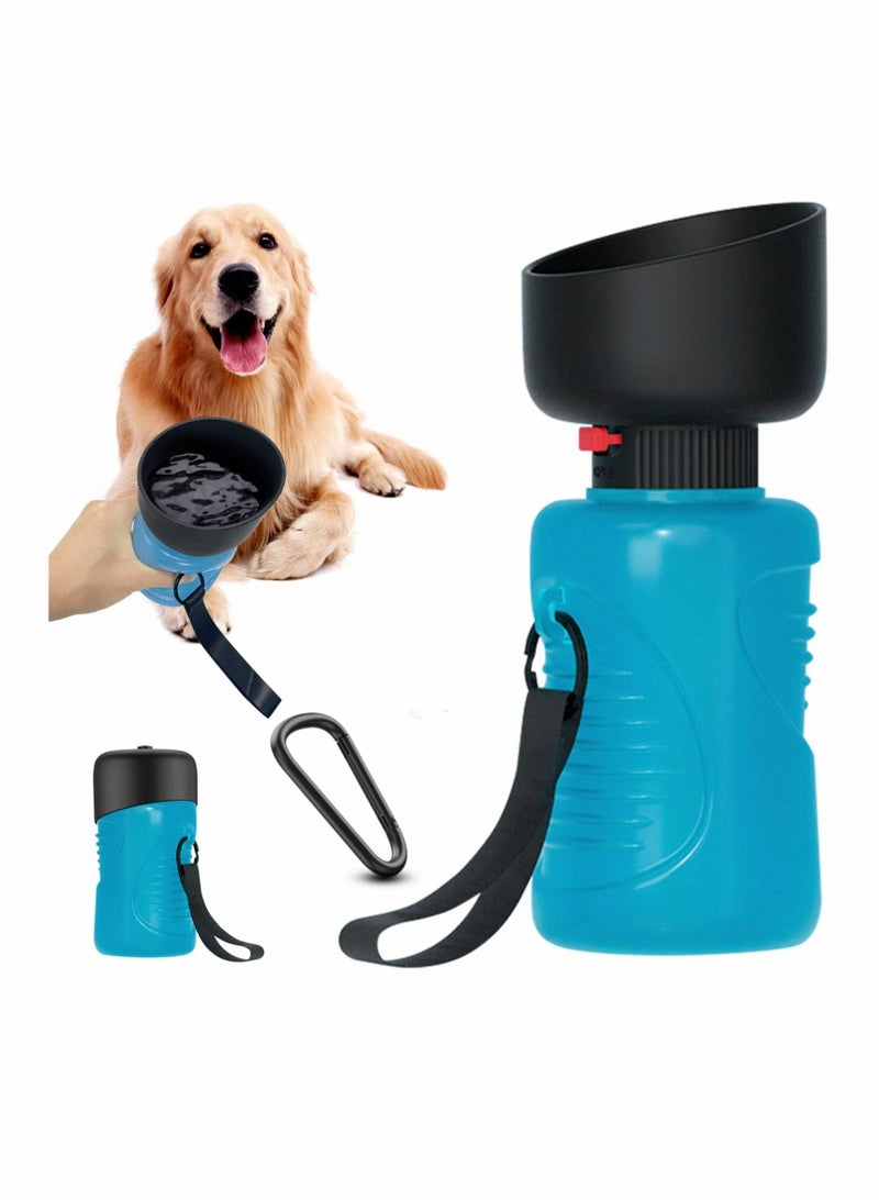 KASTWAVE Dog Water Bottle with Backpack Loop Buckle, 500ml Leak Proof Pet Travel Water Bottle Bpa Free Dog Drinking Bottle Portable for Outdoor Walking Hikes Trvels Drinking, Food Grade Plastic For Pets - Image 1
