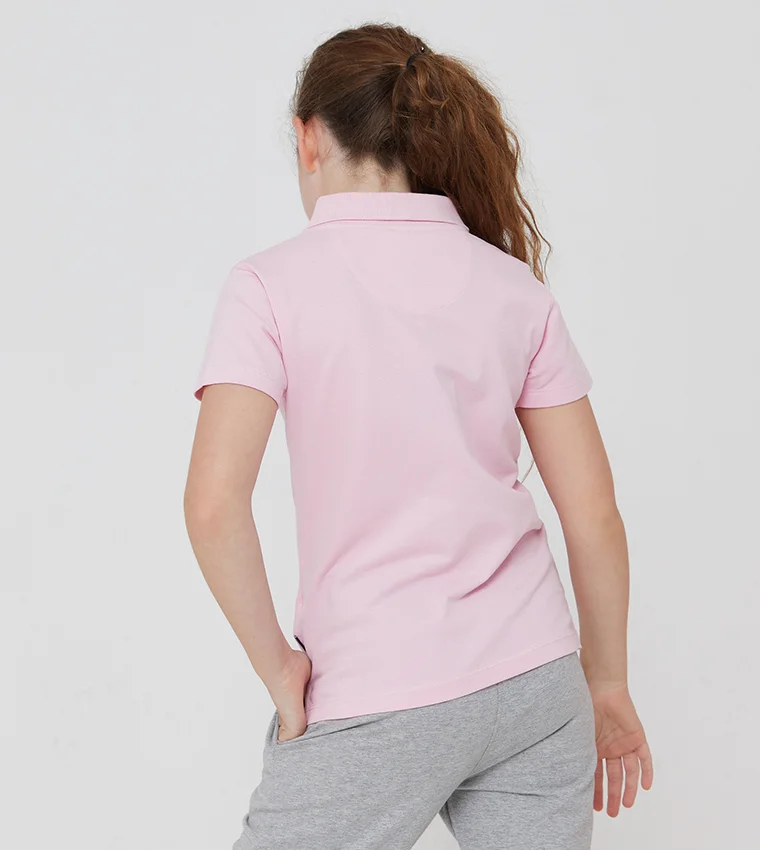 بيفرلي هيلز بولو كلوب Bhpc Kids Light Pink Polo