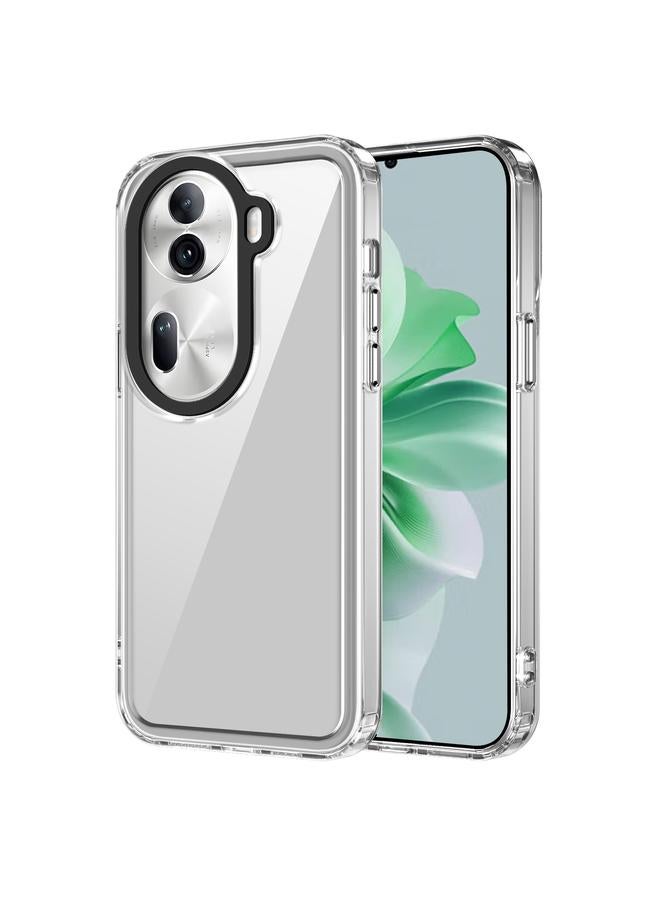 اس-توب جراب لهاتف OPPO Reno11 Global مصنوع من مادة الأكريليك الشفافة + TPU المقاوم للصدمات - Image 1