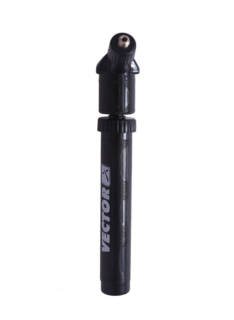 Vector X Dual Action Air Pump | with Needle Air Pump for Sports Football, Volleyball, Basketball, Rugby, Soccer Ball, Other Inflatable Balls | Stainless Steel Pin Air Pump | portable  - Image 2