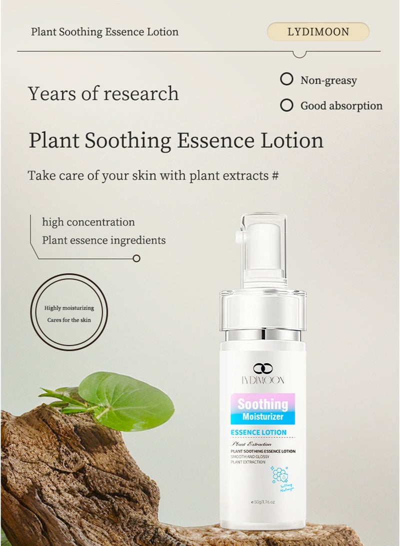 LYDIMOON Plant Soothing Essence Lotion | Post-Hair Removal Repair & Moisturizing, Sensitive Skin Friendly 50g - Image 2