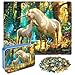 LELEMON Puzzles for Kids Ages 46Unicorn 100 Piece Puzzles for Kids Ages 48 in a Metal BoxEducational Jigsaw Puzzles 100 Piece Puzzle Games Puzzle Toys for Girls and Boys - Image 2