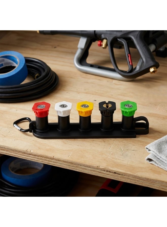 ENAKSHI Pressure Washer Nozzle Tips Set 5 PCS 1/4 Inch Quick Connect Spray Tips 0° 15° 25° 40° 65° ERPC25676 - Image 3