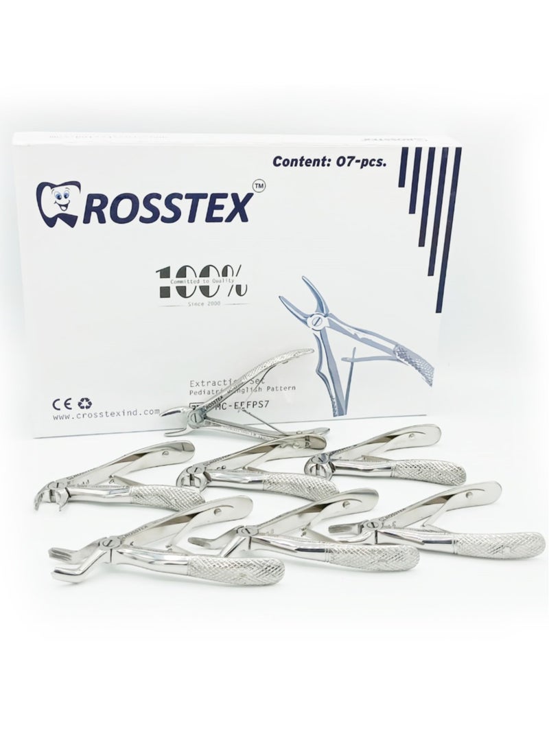 Dental Extraction Forceps Pediatric Kit (pack of 7)