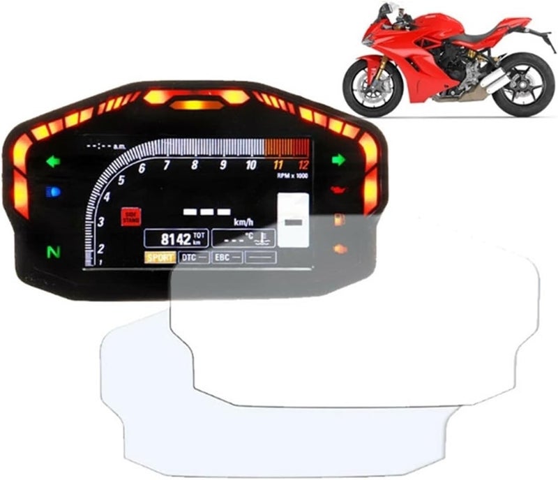 Yurefax Motorcycle Dashboard Screen Protector for Ducati - Image 1