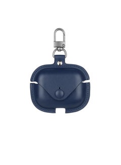 DIGI CORE Airpods Pro 2 Leather Case Cover For Apple Airpods Pro 2 Protective Case With Hook For Airpods Pro 2 2nd Generation Blue 