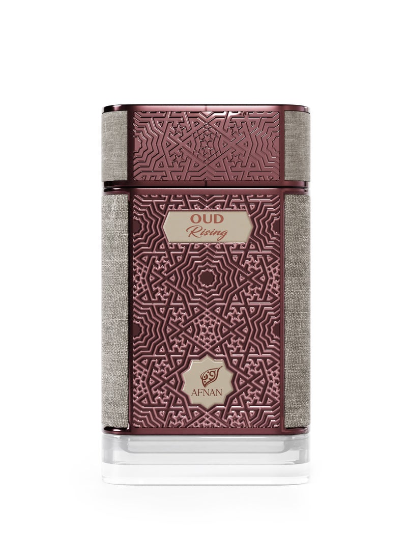Afnan Oud Rising Unisex Eau de Parfum, 80 ML  - Image 1