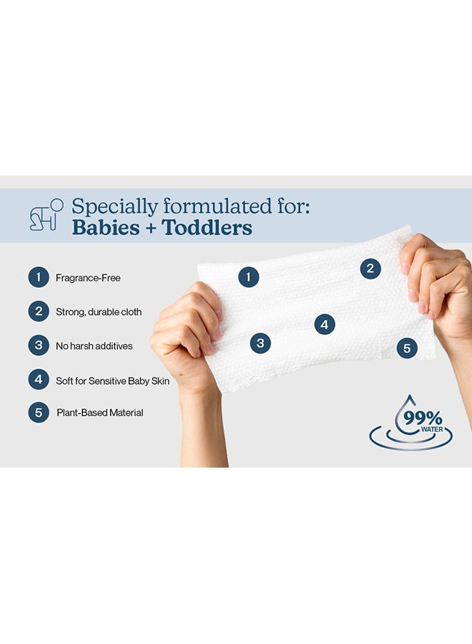 baby dedicated wipes,99.9% Water Wet wipes Baby Wipes 2 pack/160 sheets (18mm L*14mm W) - Image 3