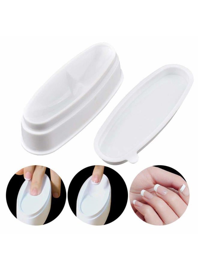 Armear Fashion Nail Dipping Powder French Tray Manicure Mould Nail Dip Container - Image 3