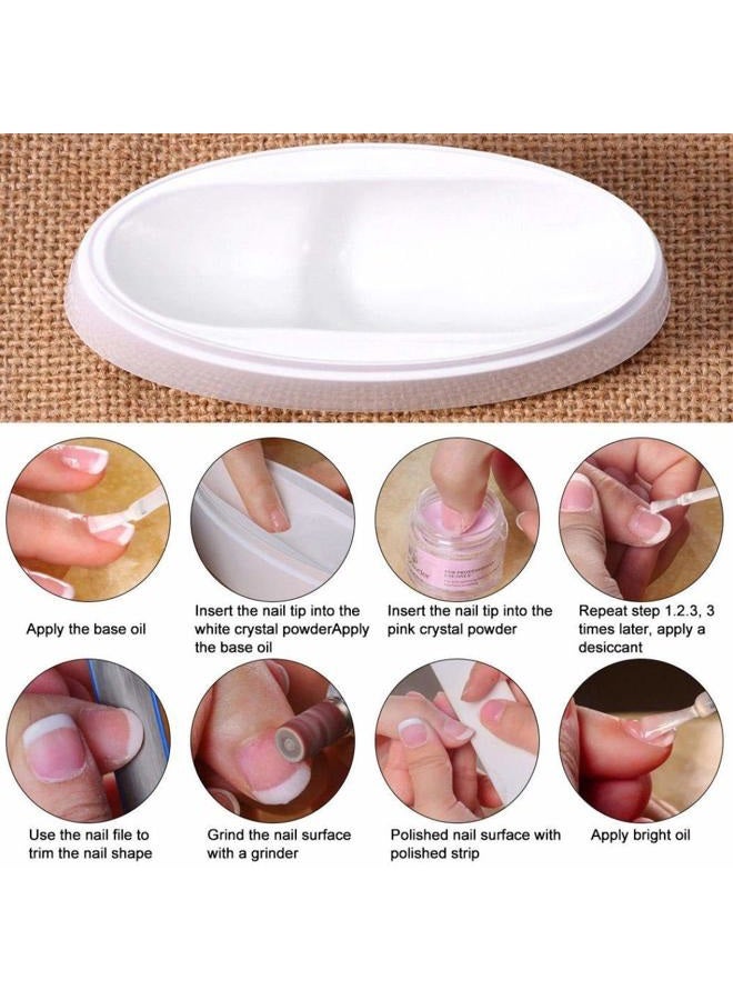 Armear Fashion Nail Dipping Powder French Tray Manicure Mould Nail Dip Container - Image 4