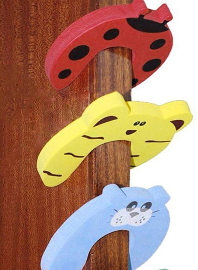 Door Stoppers,7Pcs Baby Proofing Corner Protector Baby Cartoon Animal Door Stop Soft Foam Cushion Baby Finger Protector,Prevent Child or Pet from Getting Locked in Room - Image 5