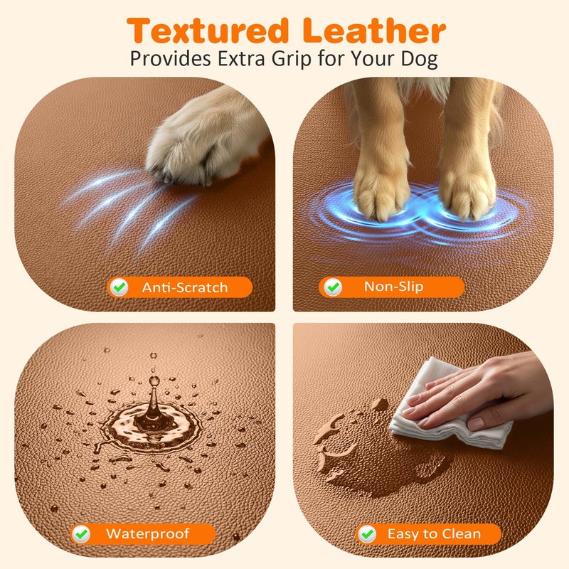 URPOWER Dog Car Seat Cover for Pets 100% Waterproof Seat Cover Hammock 600D Heavy Duty Scratch Proof Nonslip Durable Soft Back Seat Covers for Cars Trucks and SUVs - Image 3