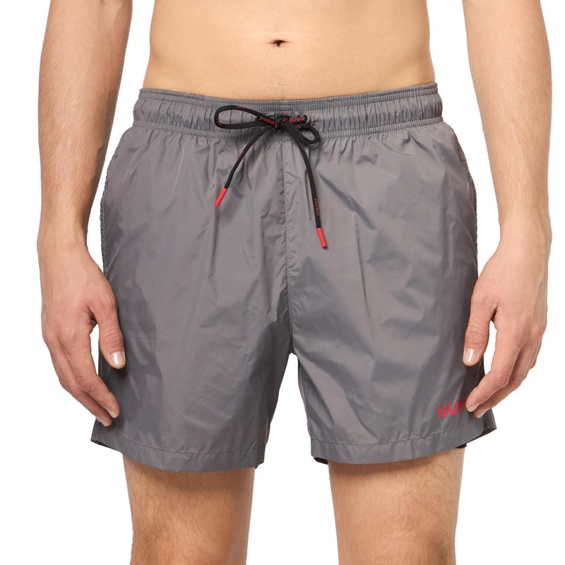 HUGO Pop Logo Swim Trunks Shadow Grey S