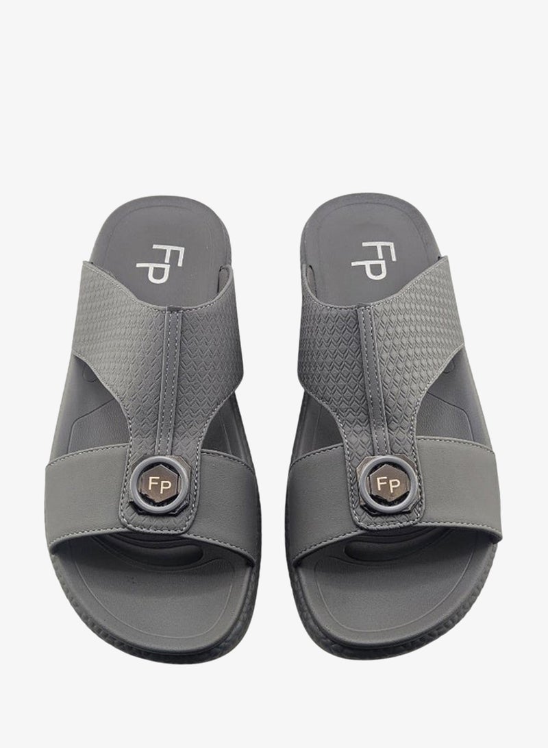 Footprint Cushion Ease Arabic Sandals for Men – Comfortable Cushioned Slip-On Slippers for Daily Wear - Image 2