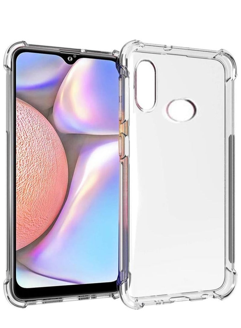 إيف تغطية حالة Samsung Galaxy A10S واصفة الصدمة الواقية من الحالات الشفافة الناعمة (واضحة) - Image 1
