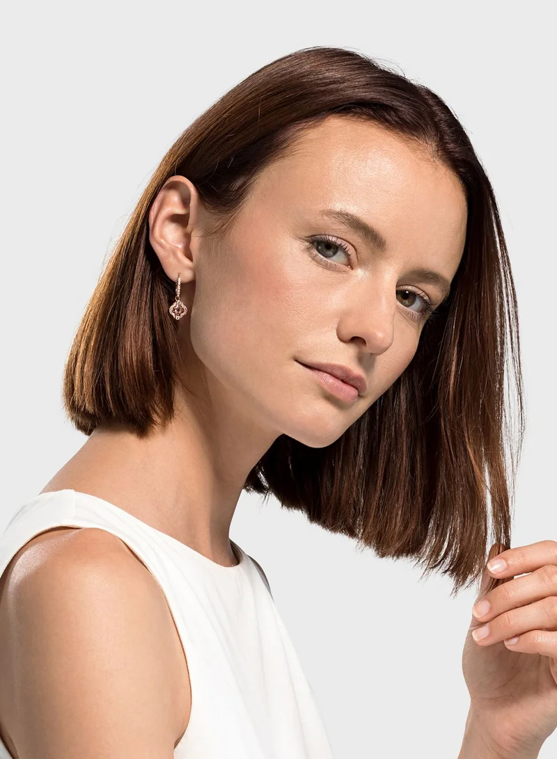 SWAROVSKI  Sparkling Clover Drop Earrings for Women | Best Price UAE