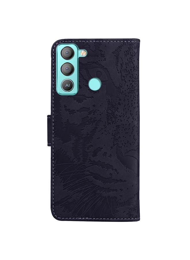 erorex Case For Tecno Pop 5 LTE BD4 Tiger Embossing Pattern Horizontal Flip Leather Phone Case - Image 3