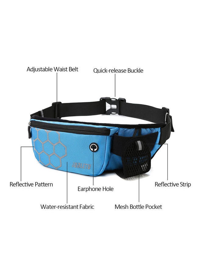 NIBEMINENT - Multifunctional Reflective Sports Waist Belt Bag 38 x 1 10cm - Image 1