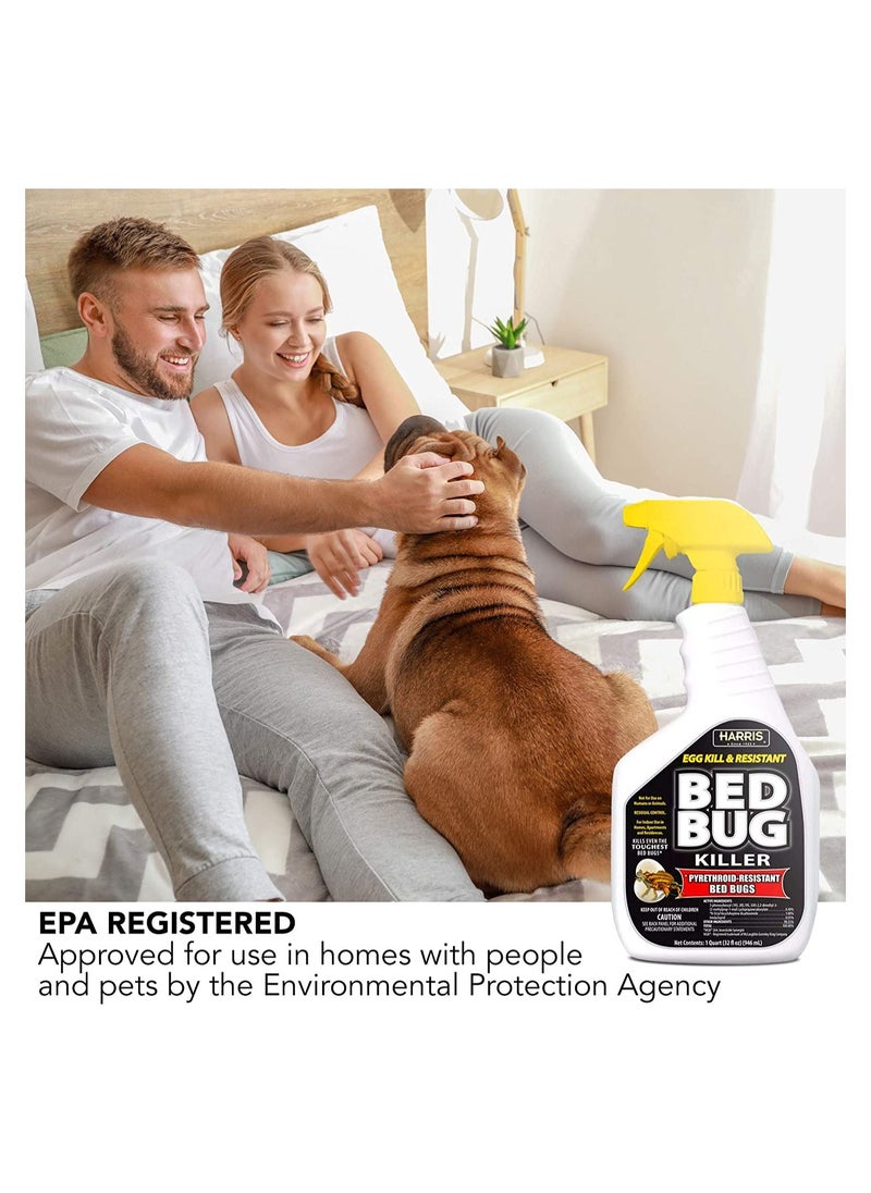 Harris - Harris Pyrethroid Resistant Bed Bug Killer 32 oz - Image 1