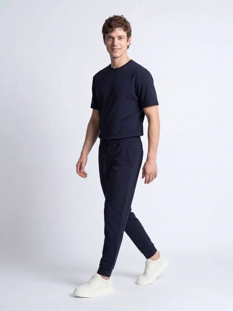 Kip Navy Blue Plain T-Shirt