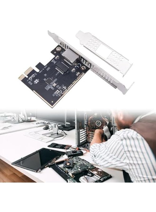 بطاقة محول شبكة إيثرنت PCIe RTL8125BG بسرعة 2.5 جيجابت في الثانية لأجهزة الكمبيوتر، متحكم RJ45 - Image 3