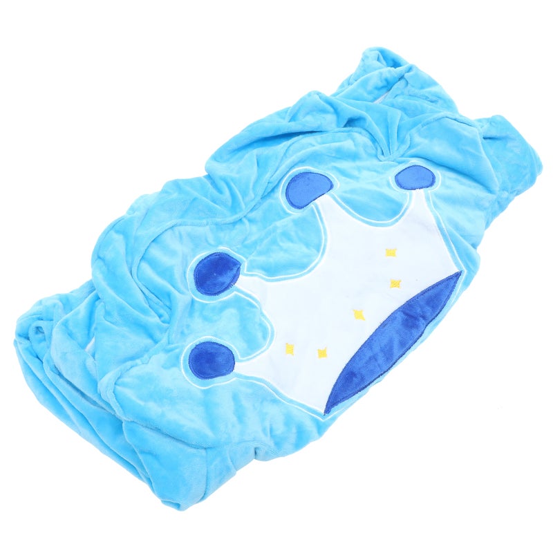 🧸 غطاء كنبة رن بن ط تاج شا ل قاو للانزلاق والرضع أزرق س اوي - Image 2