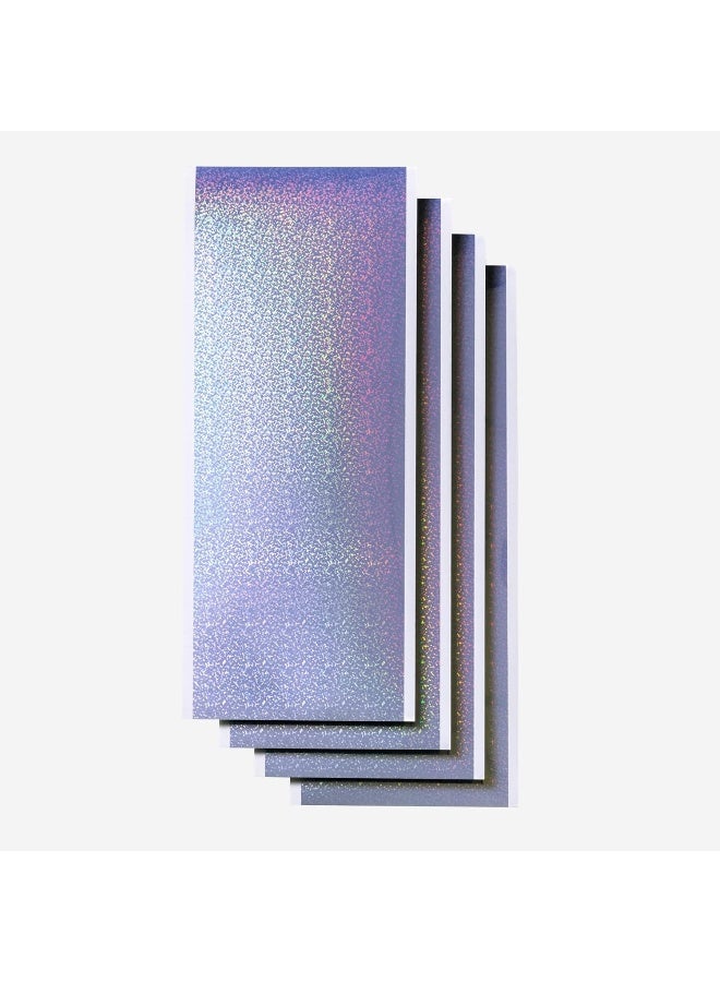 Cricut Joy Smart Label Writable Vinyl (Permanent)  Silver Holographic  4 Sheets  14Cmx33Cm (5.5"x13")  For Joy - Image 2