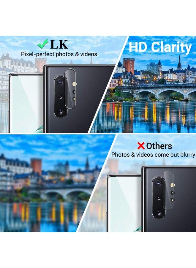 LK 5 Pack 2 Pack Screen Protector + 3 Pack Camera Lens Protector For Samsung Galaxy Note 10 Plus 6.8 Inch Positioning Tool Hd Ultra Thin Flexible Tpu Film Clear - Image 4