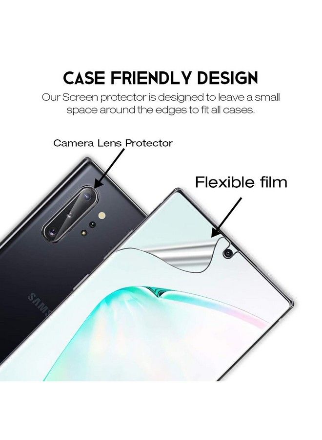 LK 5 Pack 2 Pack Screen Protector + 3 Pack Camera Lens Protector For Samsung Galaxy Note 10 Plus 6.8 Inch Positioning Tool Hd Ultra Thin Flexible Tpu Film Clear - Image 5