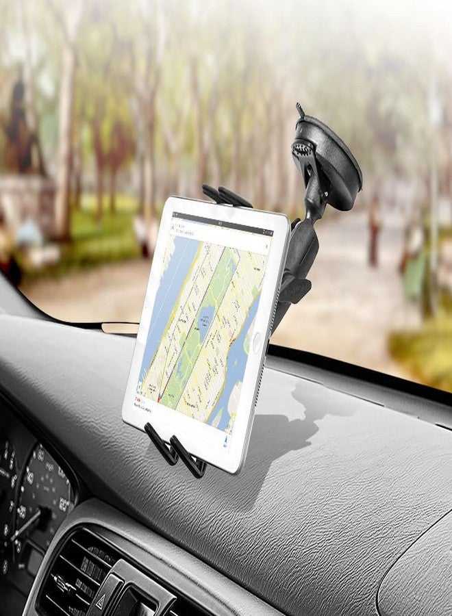 ARKON Mounts Slim-Grip Ultra Car Windshield Phone Mount, Holds Smartphones to Windshield or Dash, Includes Dashboard Mounting Pad, Adjustable Arm, Compatible with iPhone, Galaxy - Image 5