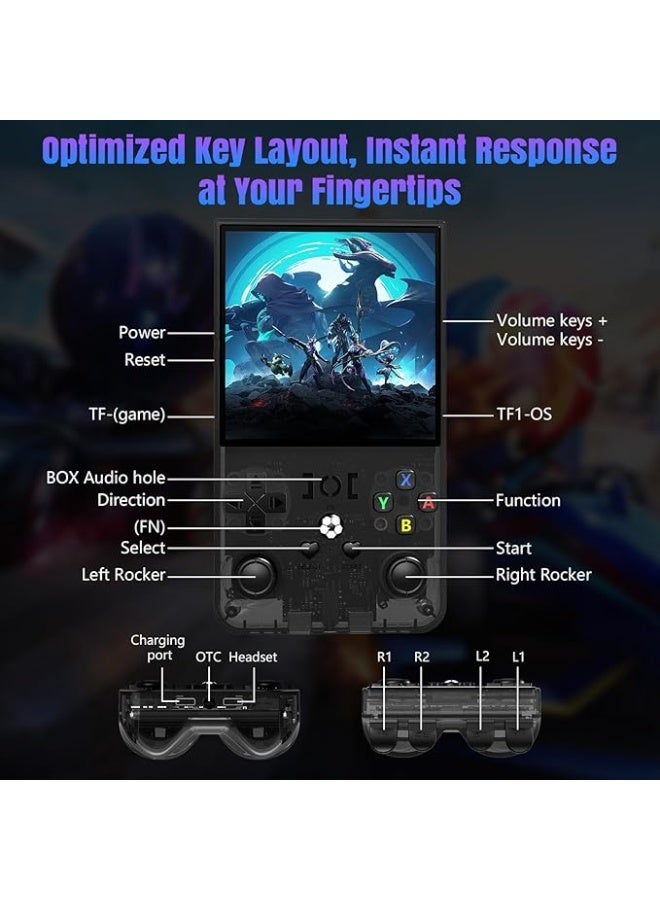 Upgraded Retro Handheld Game Console, 4.0-Inch HD IPS Screen Portable Pocket Video Player with Open Source Linux System, Built-in 18,000+ Classic Games, 64GB - Image 5