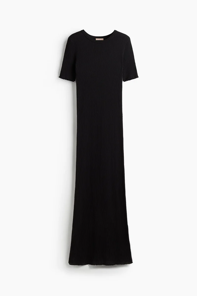 H&M Rib-knit T-shirt dress