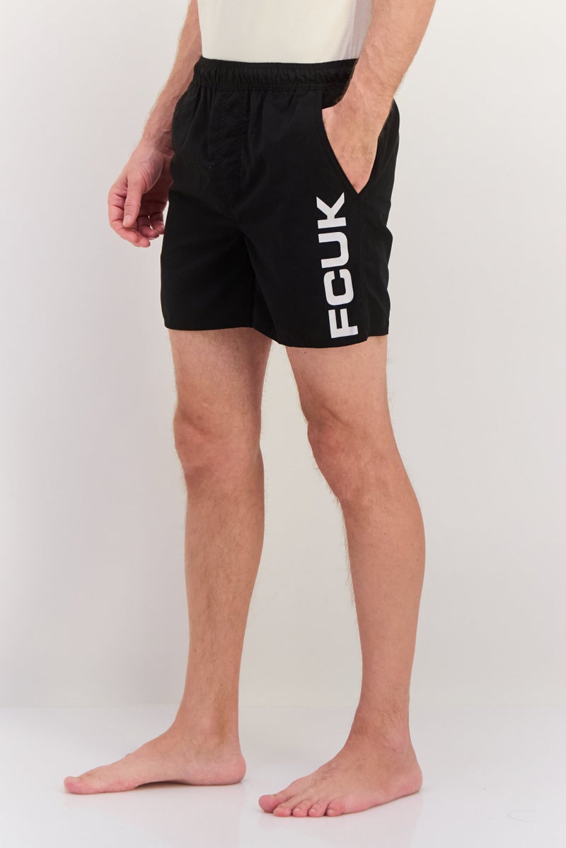 French Connection Men Swimwear Board Shorts, Black - Image 2