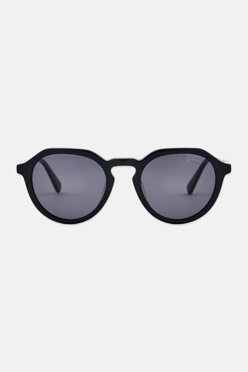 GANT Men GA00024 01A Round Sunglasses, Black - Image 1