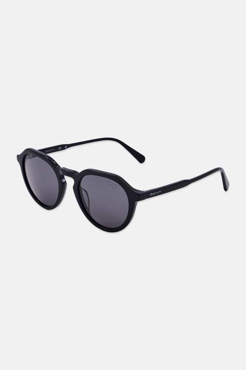 GANT Men GA00024 01A Round Sunglasses, Black - Image 3