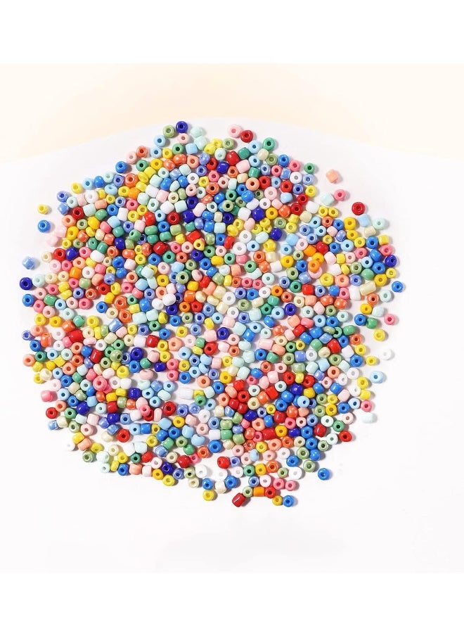 IBAMA - Ibama Diy Handmade Beads With 7mm Alphabet Letter Patterns And 3mm Color Rice Beads For Necklaces, Bracelets, Jewelry Making Kits 5000Pcs, Multi Color - Image 1