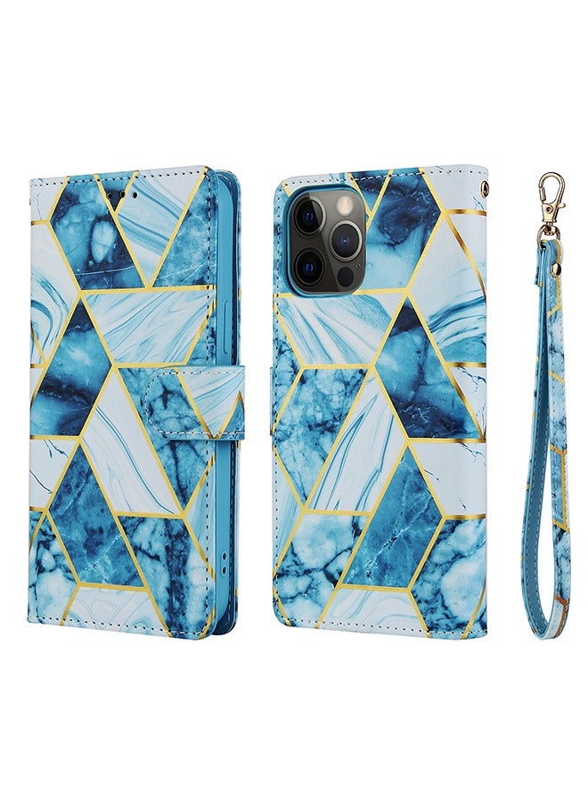 iPhone 15 Pro Leather Case Wallet Flip Cover Card Slots Magnetic Closure Stand Phone Holder Function Fold Shockproof Protective Full Protection Anti-drop Anti-scratch Accessory for iphone 15 Pro - Image 2