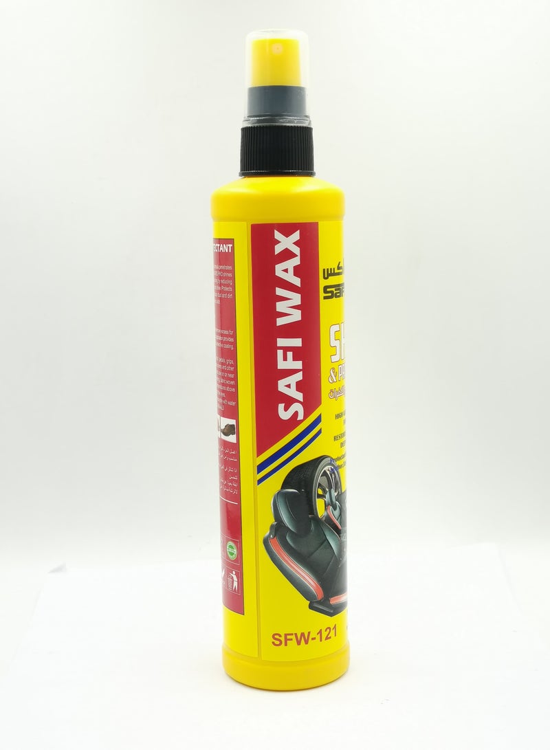 Safi WAX SAFI WAX SFW-121 Car Shine And Protectant 285ml For Leather Vinyl Rubber Plastic Restoration And High Gloss - Image 2