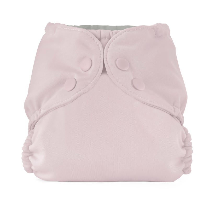 Esembly Cloth Diaper Cover - Reusable Swim Diaper, Waterproof, Breathable - Adjustable Outer Layer Over Absorbent Inner for Blowout Protection - Amethyst, Size 2 (18-35lbs) - Image 1