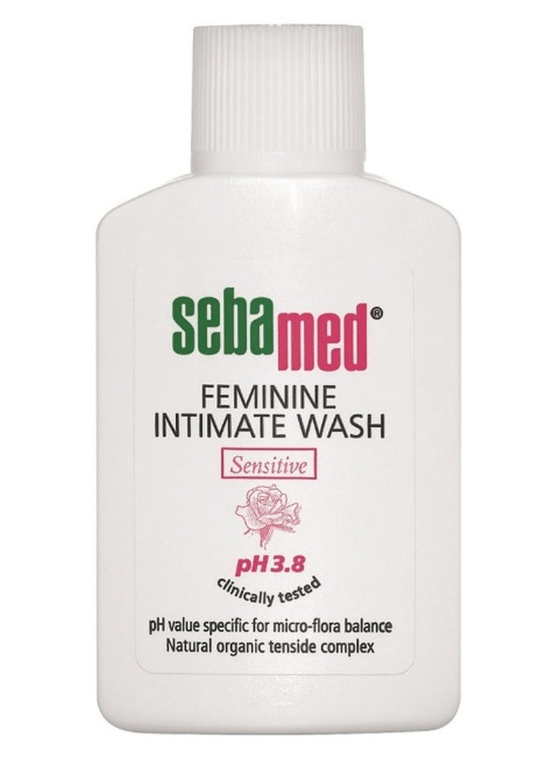 غسول نسائي حساس للمنطقة الحميمة مع pH 3.8 50 مل