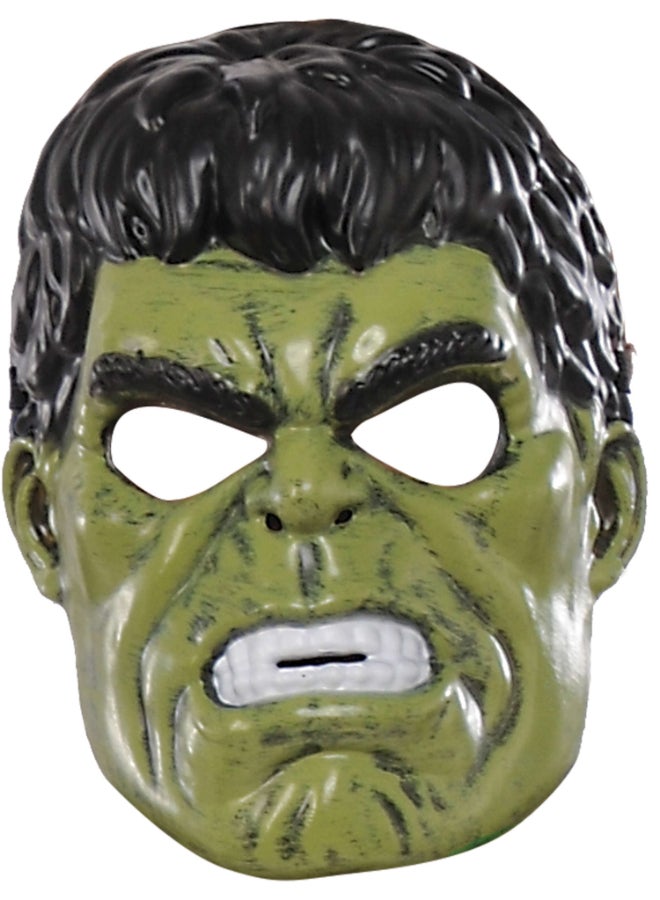 Rubies قناع هالك 1/2 الرسمي من مارفل للأطفال | قناع وجه بطل خارق أخضر مع حزام مرن | للأعمار من 4 سنوات وما فوق - Image 1