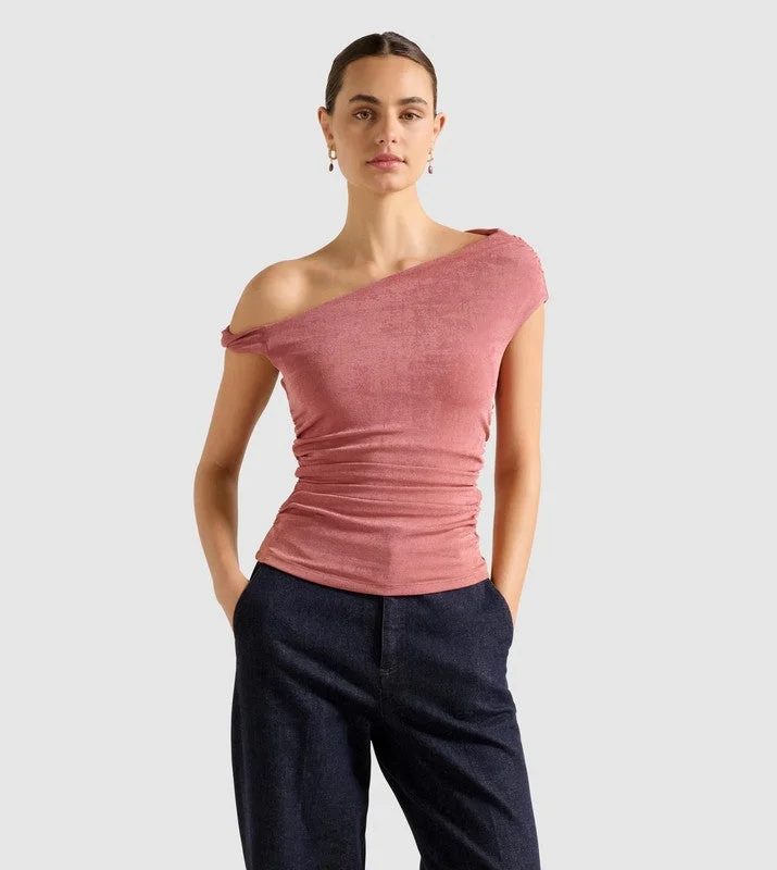 فورايفر نيو Mia Twist Shoulder Top