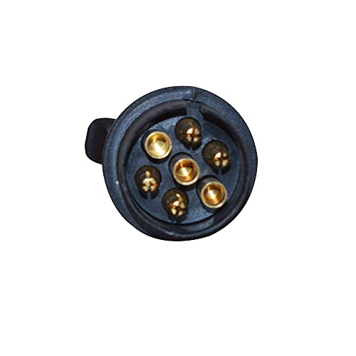 APSMOTIV Tractor Truck Trailer Trolley Connector 7 Pin Plug Adapter Socket Trailer Towbar Towing Electric Converter - Image 2