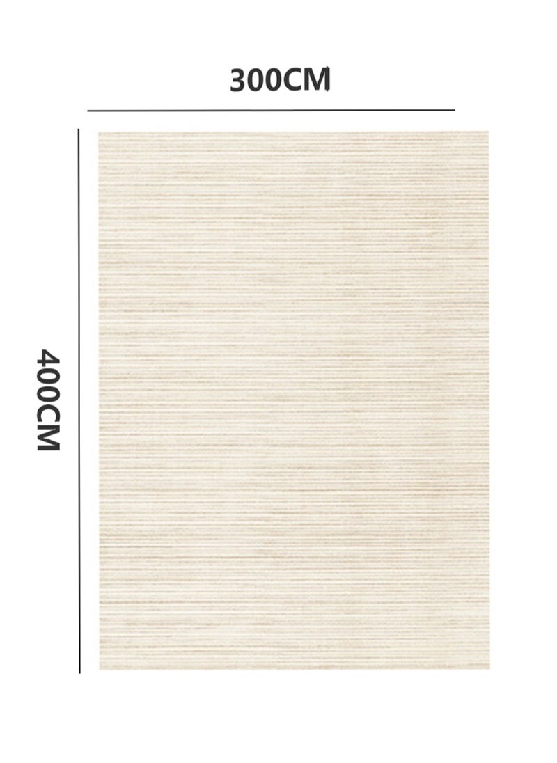 GOOTOY - Large Area Rug Suitable for Living Room Bedroom Apartment Office Non-Slip Soft Modern Indoor Rug Stain Resistant Non-Shedding300 * 400CM - Image 1