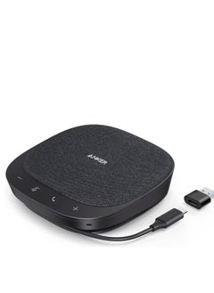 Soundcore PowerConf S330 USB Speakerphone, Conference Microphone for Home Office, Smart Voice Enhancement, Plug and Play, 360° Voice Coverage via 4 Microphones, and Powerful Sound  - Image 1