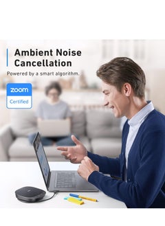 Soundcore PowerConf S330 USB Speakerphone, Conference Microphone for Home Office, Smart Voice Enhancement, Plug and Play, 360° Voice Coverage via 4 Microphones, and Powerful Sound  - Image 3