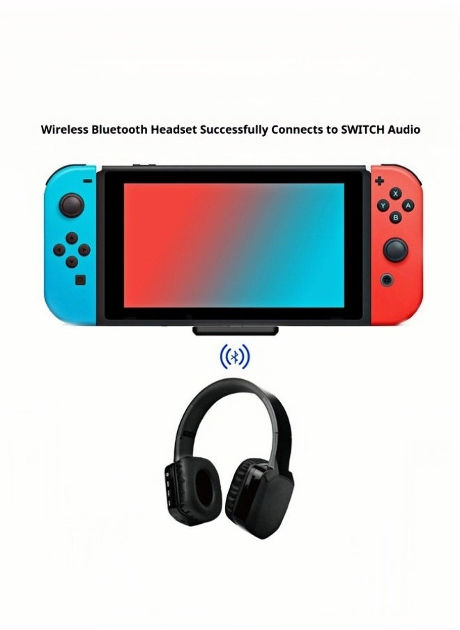 Bluetooth Adapter for Nintendo Switch/Lite, BT 5.0 Wireless Audio Transmitter with Low Latency USB C to A Converter for Bluetooth Headphone Speakers on PS4 PS5 PC Laptop Airpods