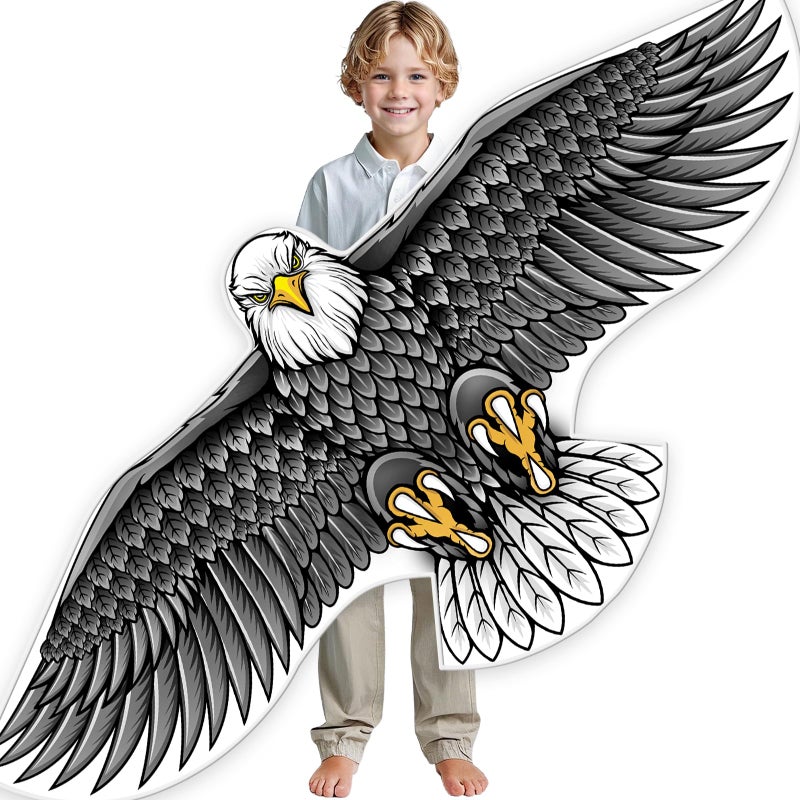 SGftre Complete Kite with Handle Line AccessoriesEasy to Fly for Kids Adults Perfect for Beach Park Family Outdoor Activities EagleB 1 - Image 2